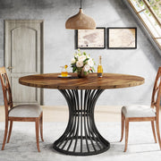 Eettafel Velano - Rond 120cm - Keukentafel Geschikt voor 4 Personen - Voor Keuken of Eetkamer
