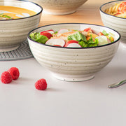 Marlito Serviesset - 6 kommen - 6 persoons - Beige - Dinerborden - Bordenset - Diepe borden - Ontbijtborden - Servies - Keukenservies