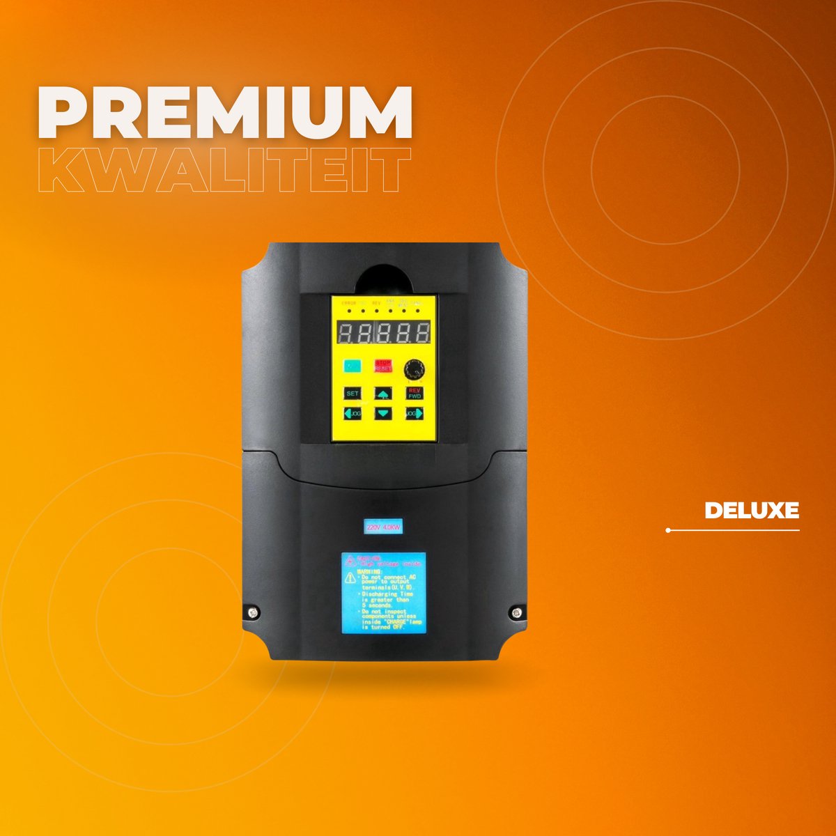 Frequentie Omvormer - 220x118x148 mm - Frequentieomvormer - Frequentieregelaar - 3-Fase ABS Vlamvertragend Materiaal