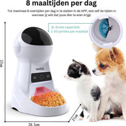 Bolt Edge Automatische Voerbak voor Katten - Elektrische Kattenbak - Cat Feeder - Wit