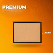 Kurk Prikbord - Prikborden - MDF - 36" x 24" Prikbord - Met Muurbevestiging voor Kantoor of Thuis