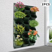 Wandplantenbak - Voor muurdecoratie en planten - Met 36 potten voor bloemen - Functioneel en decoratief