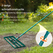 Gazonrakel - Nivellering hark - Gazonhark – Voor Tuin, Golf & Boerderij – 25,4 × 76,2 cm