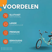 Opulence Driewieler 7 versnellingen - Fiets voor volwassenen en senioren - 24 Inch - Opvouwbare Trike - Met mand en LED Verlichting - Groen