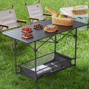 Campingtafel - Inklapbare - picknicktafel - 4 personen - Camping klaptafel inklapbaar - Kinderen & volwassenen