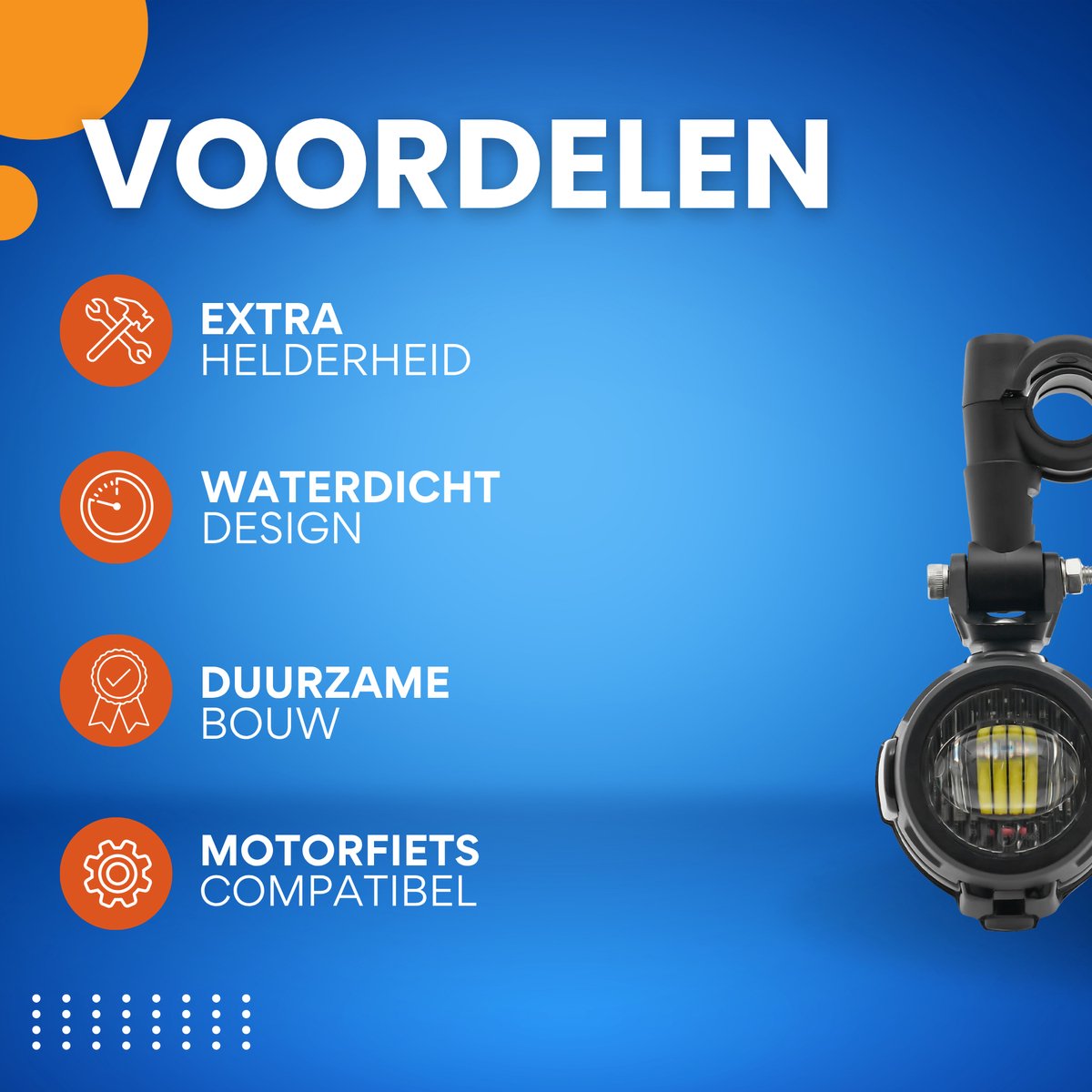 Motorfiets LED Mistlampen - 2 Stuks - Voor BMW R1200GS, F800GS, F700GS & F650GS - Extra Helderheid & Veiligheid - Waterdicht & Duurzaam Design