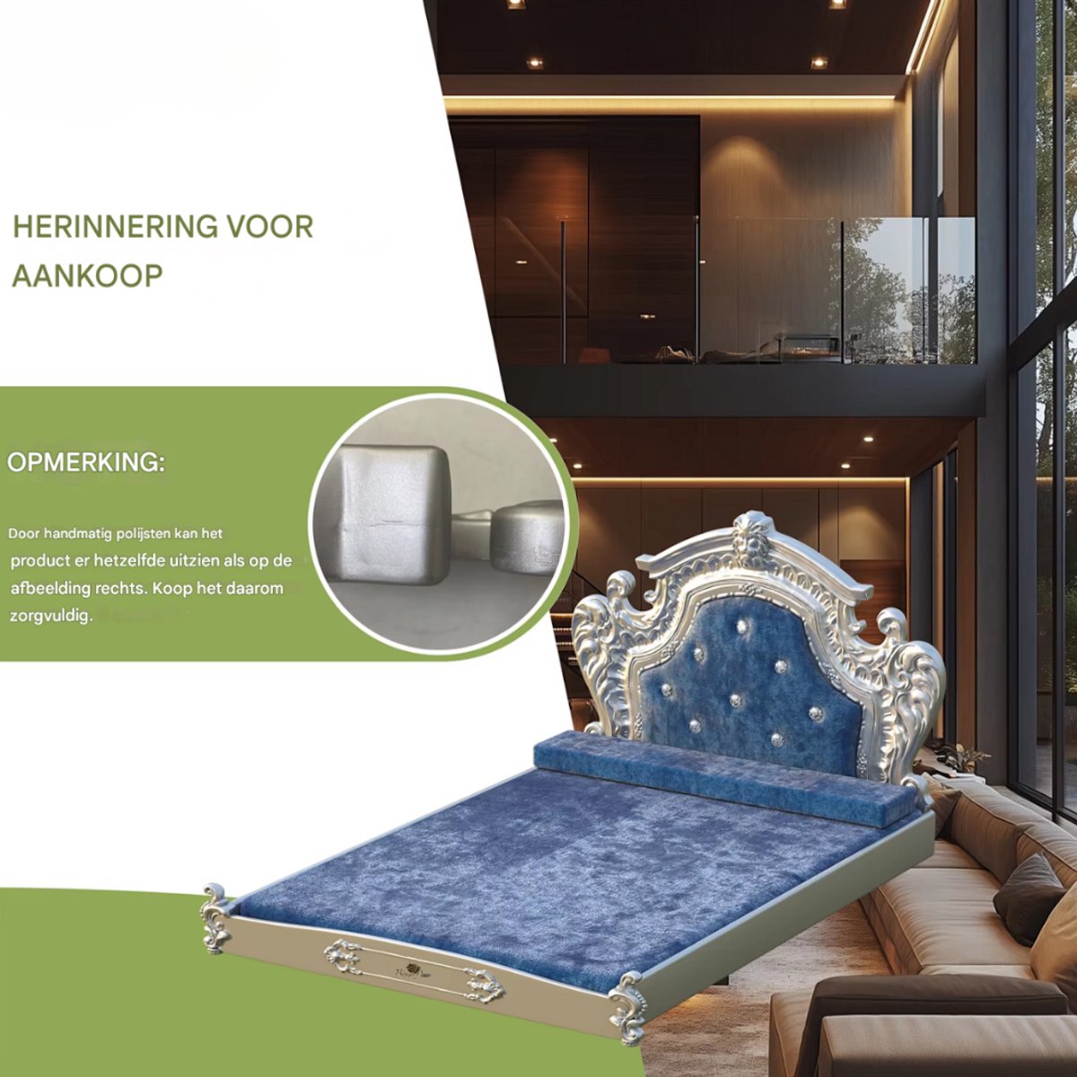 Hondenbank Diva - 100cm - Hondenbed - Hondensofa op poten - Hondenzetel - Comfort en zacht - Afneembaar kussen - Zacht