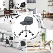 Draaikruk modern - Met rugleuning Op wielen - Kapperskruk - Roze - Zadelkruk - Tabouret Werkkruk - Ergonomisch -