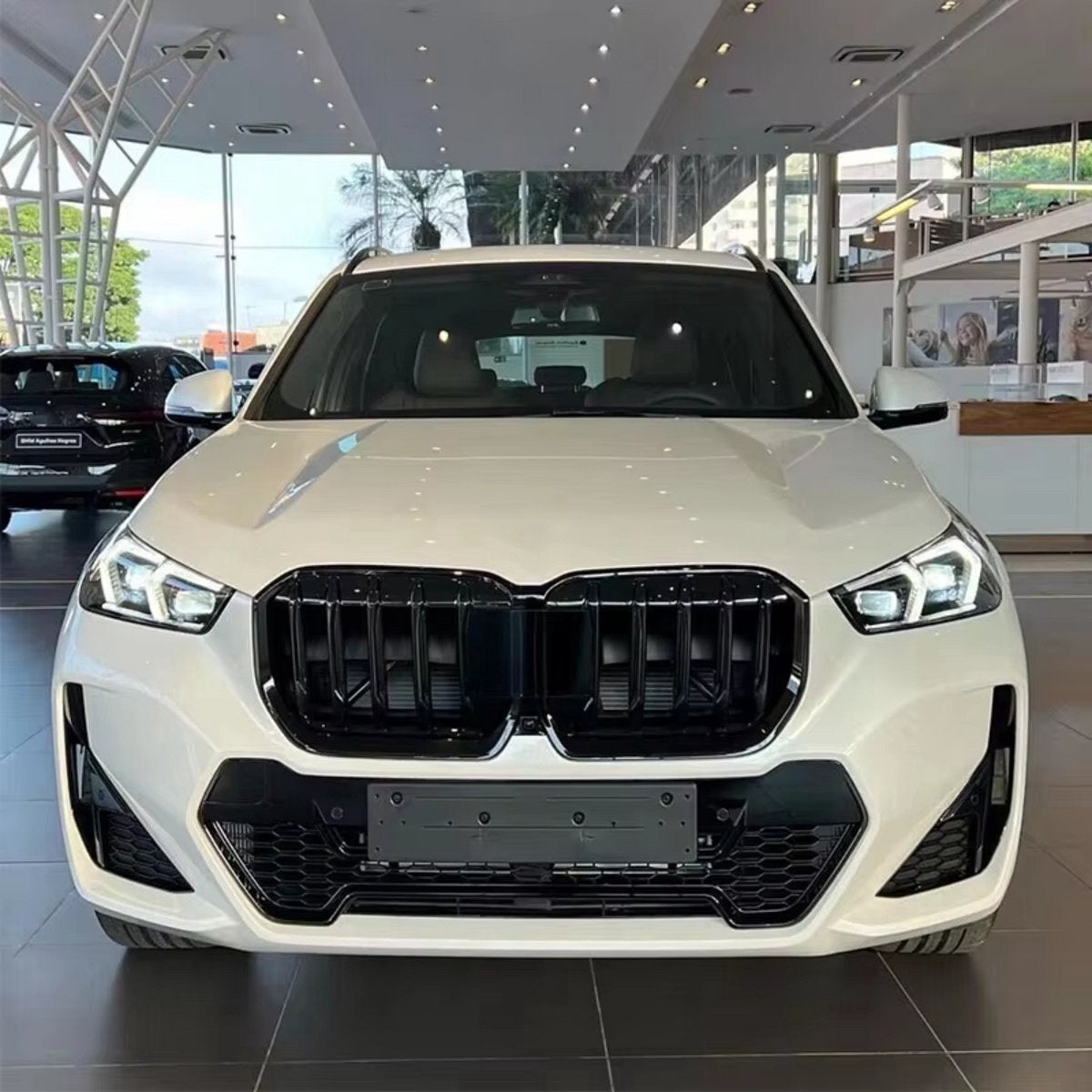 Grillemesh Zyro - Voorbumper Grill Mesh - Voor BMW X1 U11/U12 M Sport (2022-2024) - Enkele Lijn Stijl - Niergrill - Auto accessoires