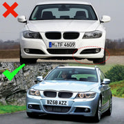 Voorbumper - Voor BMW 3-Serie E90/E91 LCI - Auto accessoires - Upper splitter lip - Carbon Painted - M stijl