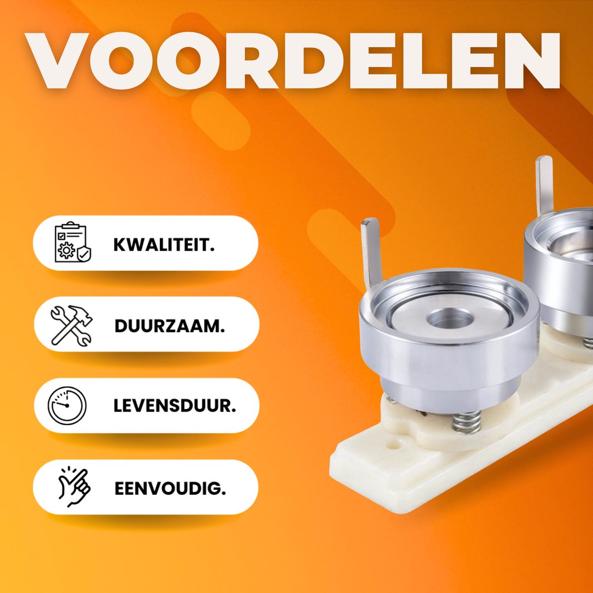 Button maker - 3 stuks - Snijmachine- Aluminium button machine - Badge maker - Knopenmachine - Pin - Handmatige buttonmaker pers