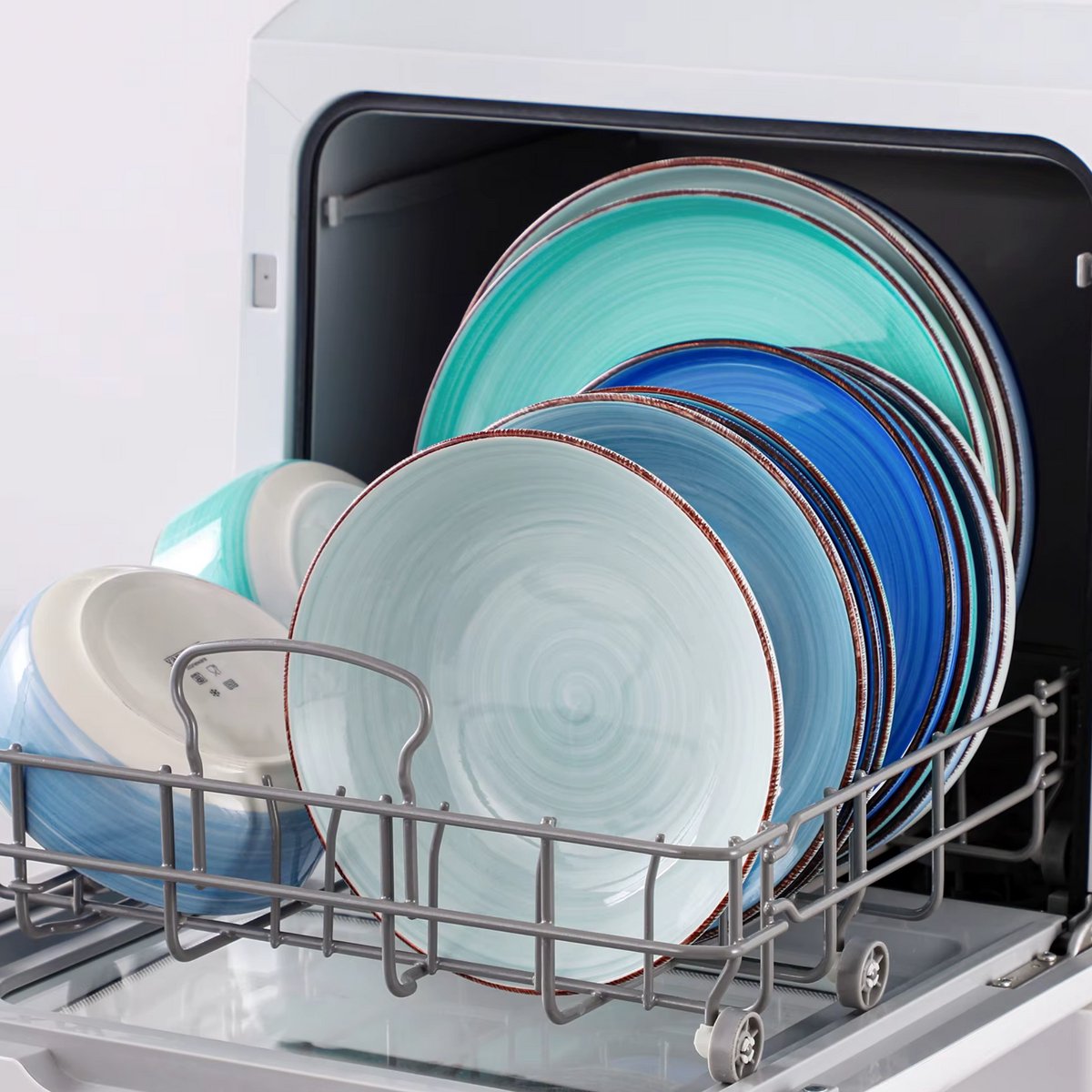 Sorella Serviesset - 16 delig - Blauw - Dinerborden - Bordenset - Diepe borden - Ontbijtborden - Servies - Keukenservies