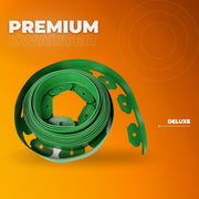Borderrand - 20m - Gazonrand Kunststof - Flexibele perkafzetting - Tuinrand - 5cm hoog - Groen