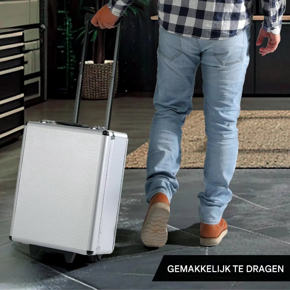 Gereedschapskoffer Fioren trolley gevuld - 799-delige - Sleutelset - Gereedschapset - Gereedschapskist - Gereedschapstrolley