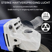 Professionele Snoer Slijper Zyren - 900W Hoek Slijper voor Snijden, Schuren en Polijsten - 12000RPM Snelheid met 115mm Schijf