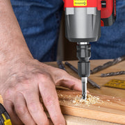 Draadloze Slagmoersleutel - 1/2" Borstelloos Power Impact Gun - 1500Nm Elektrische Sleutel - 4 Stopcontacten & 12 Schroevendraaierbits