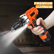 Accuboormachine 21V - 25+1 Koppel - 2 Snelheden - Elektrische Schroevendraaierset - Inclusief Accessoirekit