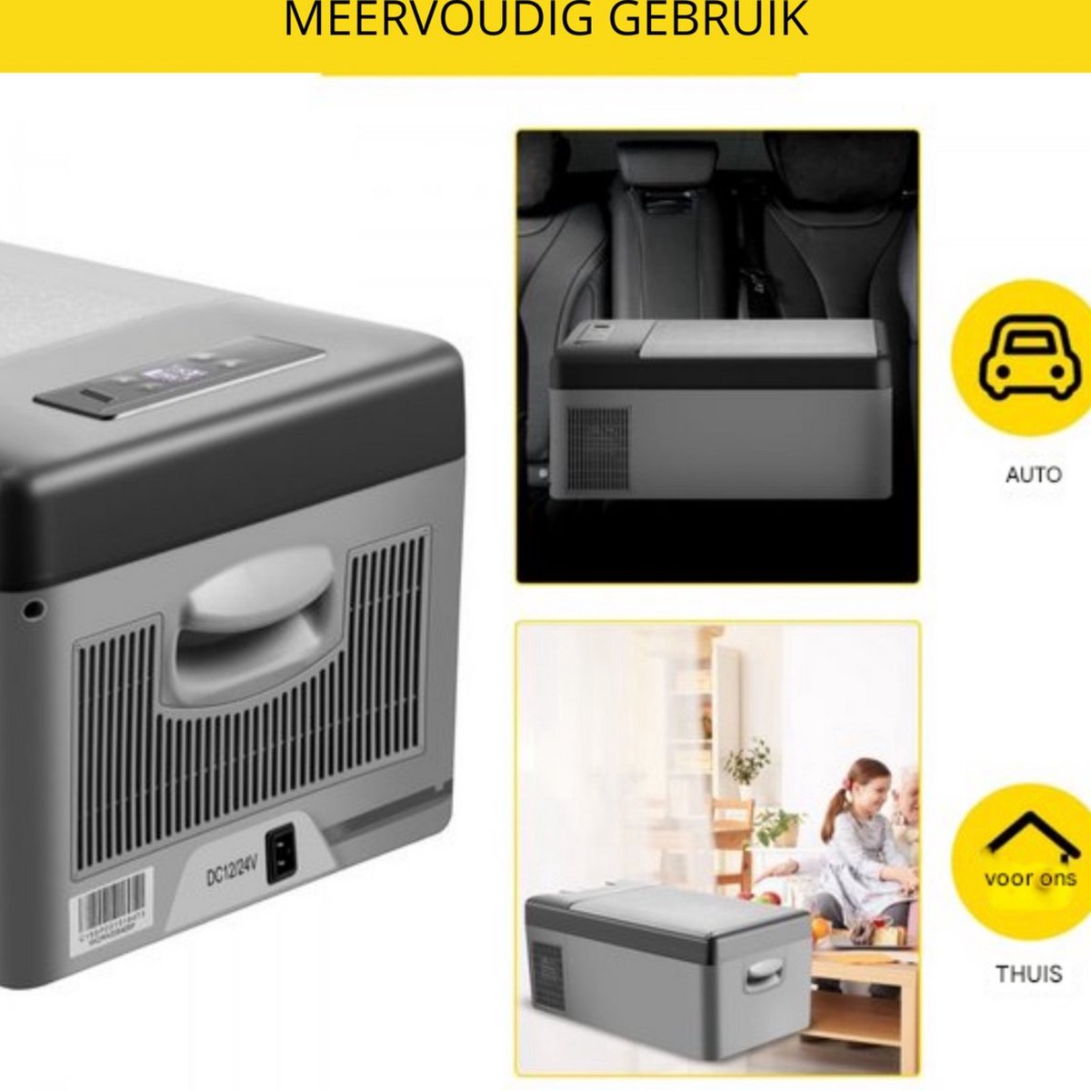 Koelbox PRO - 15L - Koelkast - Elektrische Draagbare Auto Koelbox - Frigo Vriezer - Camping
