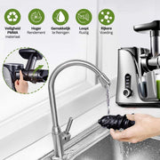 Happyment Slowjuicer PRO - Sapcentrifuge Met Led Display - Grijs - 500ml - Anti Slip