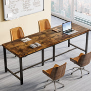Dubbel computerbureau - 200cm bureau - Vintage - Voor volwassenen
