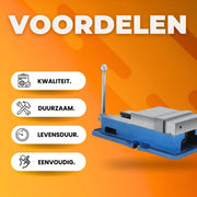 Bankschroef 152mm - Hoge Precisie - Bankklem - Werkbank klem - Voor NC/CNC-machines - Precisieklemmen