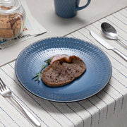 Lorentino Serviesset - 32 delig - 4 persoons - Sky blauw - Dinerborden - Bordenset - Diepe borden - Ontbijtborden - Servies - Keukenservies