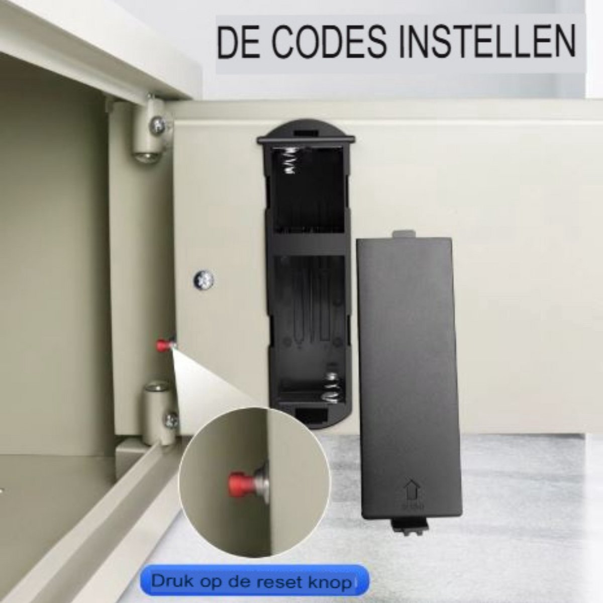 Digitale Stalen Beveiligingskluis Zentario - 4,6L - Commerciële Kluis - Elektronische Beveiliging - 2 Sleutels - Thuiskantoor