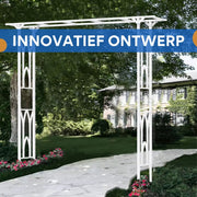 Opulence Elegante rozenboog - Voor tuin of bruiloft - Decoratie - Voor klimplanten - Metaal - 200x200cm
