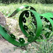 Borderrand - 20m - Gazonrand Kunststof - Flexibele perkafzetting - Tuinrand - 5cm hoog - Groen