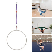 Hoop - Hula hoop - Hoepel - Voor yoga, acrobatiek en circus - Zilver