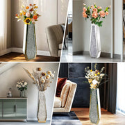 Decoratieve Vloervaas Opulence - Dublin - Grote hoge vaas - Voor Pampas Gras of Kunstbloemen - 68 CM - Voor binnen