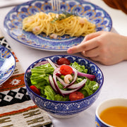 Marlito Serviesset - 32 delig - 8 persoons - Blauw - Dinerborden - Bordenset - Diepe borden - Ontbijtborden - Servies - Keukenservies