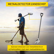 Strandschep voor metaaldetectors - RVS - Detector - Jachtschep - Koolstofvezel Handvat - Voor volwassenen
