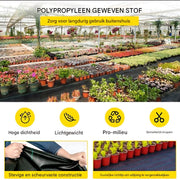 Worteldoek gronddoek - 30x200cm - Onkruiddoek - Tuin - Onkruiddoek - Waterdoorlatend Onkruidvlies - Scheurvast en Corrosiebestendig