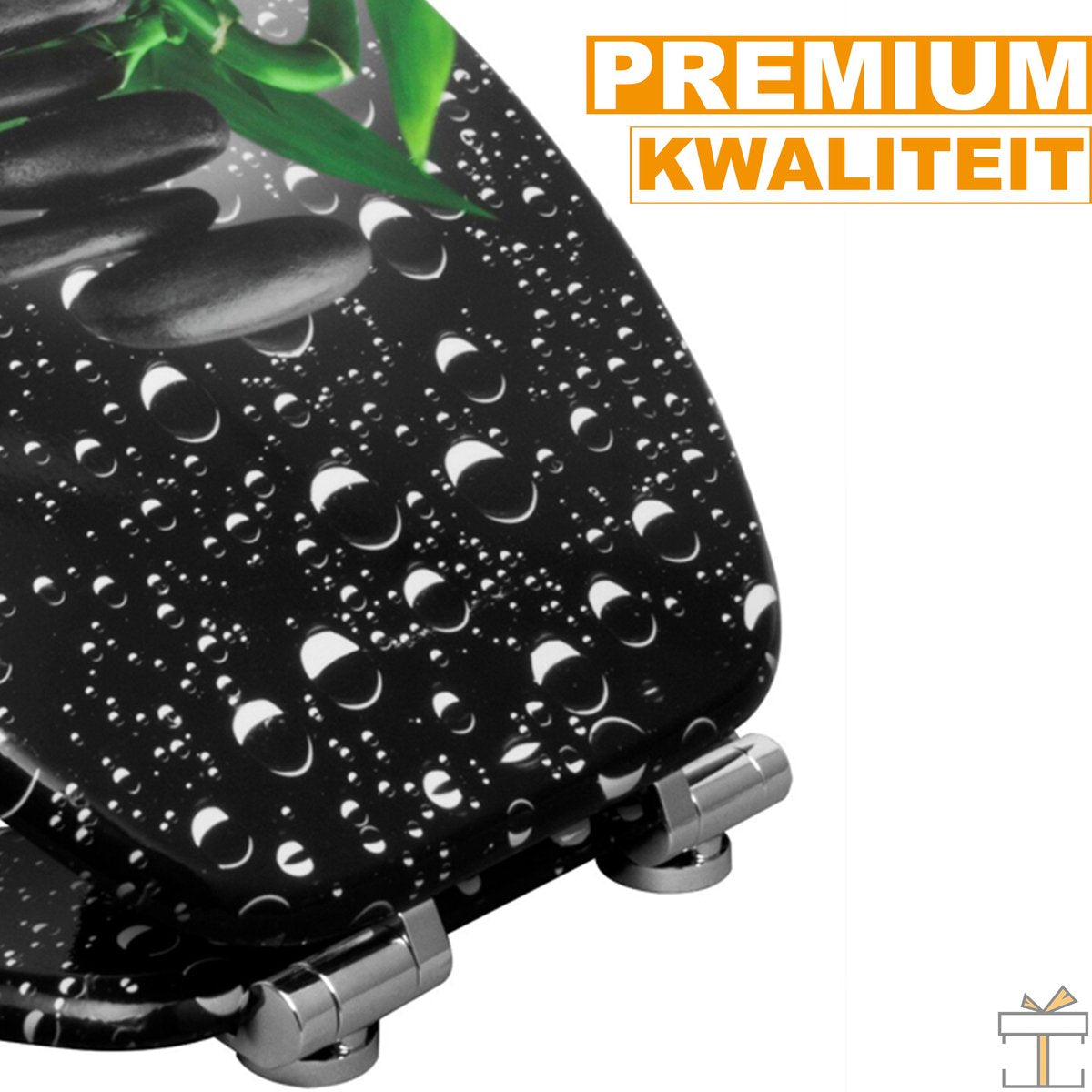 Happyment® Antibacteriële Toiletbril - Met Softclose - Universeel - Toiletbrillen - WC Bril - Toiletzitting - Black friday - Kerstcadeau