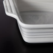 Imperial Ovenschaal – Marmer Look – 390ML – Braadslede – Rechthoekige schaal – 4 stuks – Hoogwaardige kwaliteit