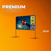 Projectiescherm deluxe - 80 inch - Beamerscherm - HD 4K - Projectiedoek - Beamer Scherm - 160° Kijkhoek