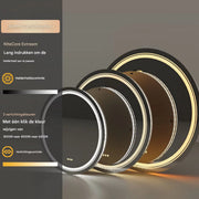 Ronde LED Badkamerspiegel - Met verwarming en verlichting - Geen condens - Spiegel voor badkamer - 80cm