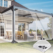 Transparant PVC-zeildoek Tavien - Waterdicht - Dekzeil - Veranda - Overkapping - Wind - 200x300cm