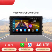 Android Auto Radio - Voor VW Volkswagen MQB Polo Plus, T-Cross, T-Kruis, T-Roc - CarPlay, 4G, Multimedia GPS Navigatie