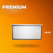 Projectiescherm - 100 Inch HD 4K - Handmatig - Voor Binnen en Buiten - Filmscherm
