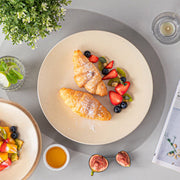 Zafiro Serviesset - 36 delig - 8 persoons - Beige - Dinerborden - Bordenset - Diepe borden - Ontbijtborden - Servies - Keukenservies