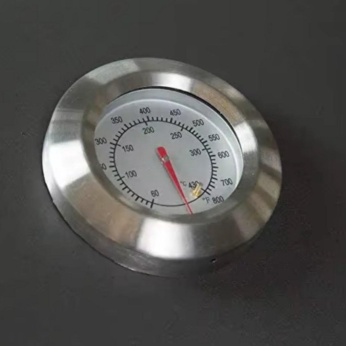Barbecuewagen - Houtskoolbarbecue - BBQ - Smoker XXL - Houtskoolgrill - Met Wielen, Roestvrijstalen Handgreep, Kookrooster en Thermometer