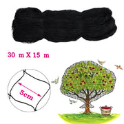 Vogelnet - Anti volgel net - Tuinbeschermingsnet - Voor bescherming van tuin, hek en gewassen - Tegen vogels, herten, katten, honden en kippen - Duurzaam kunststof gaas - 30*15 m
