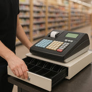 Kassa - 48 toetsen elektronisch kassa - Kassasysteem horeca - Met contant geldlade voor winkel - Zwart/Wit