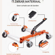 Draagbare Bandenwagen - Voor auto's, SUV's en meer = Dolly 680 kg - Bandenhouder 355 mm Breed