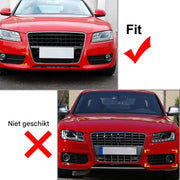 Voorbumper - Voor Audi A5 Coupe/Cabrio 2008-2011 - Auto accessoires - Mistlichtgrille - Bumpercover voorzijde - Zwart