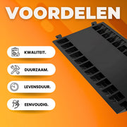 Kabelbrug PRO - Kabelmat - Kabeldrempel buiten - Rubber Cable
