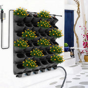 Automatische wandbloempot - zelfwaterende bloempot - Zwart - Voor binnen- en buitenplanten - Besproeiingssysteem met zelfirrigatie - Muurbevestiging