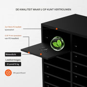 Bureau organizer - Brievenbak A4 - Desk - 36 Vakken - Accessoires - Zwart